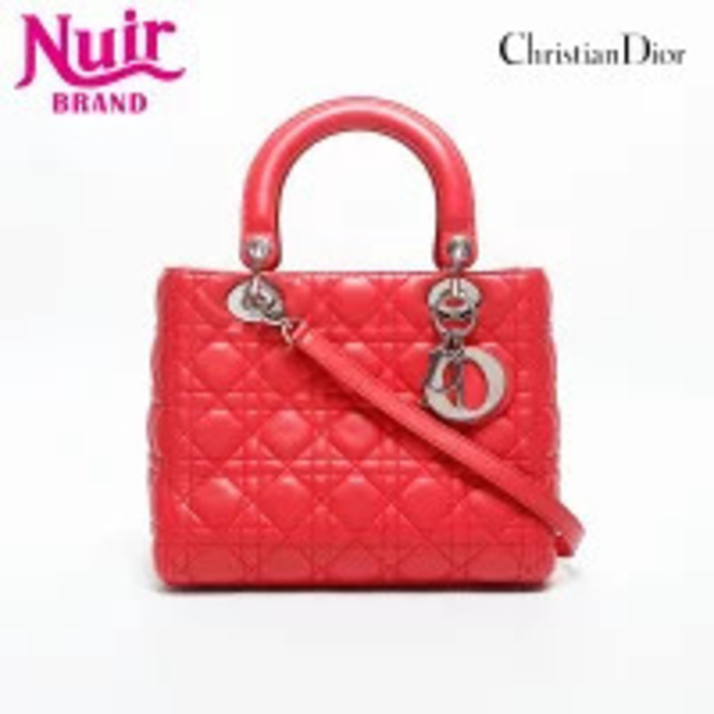 Christian Dior Lady Handbag Pink - Picture 1 of 13